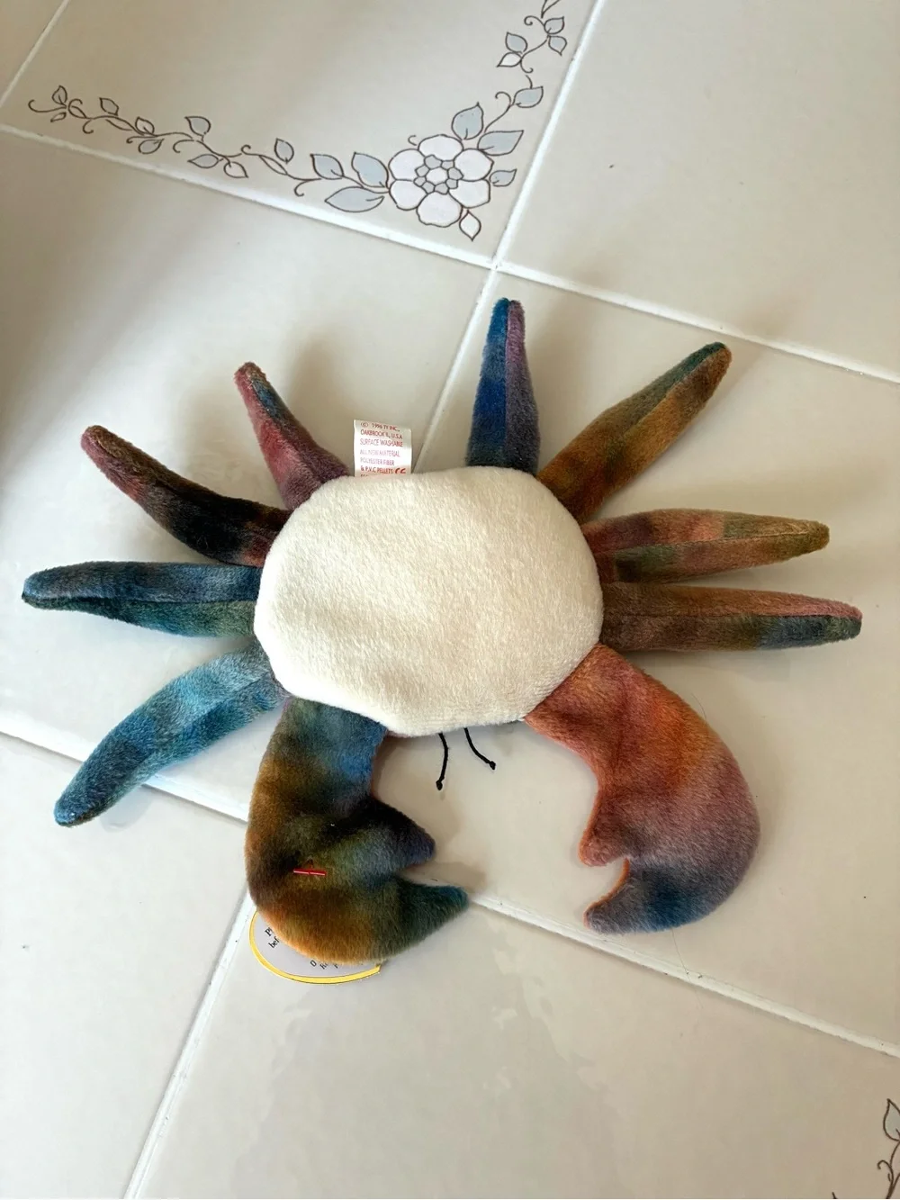 Ty Style 4083 CLAUDE the Crab Beanie Baby RARE